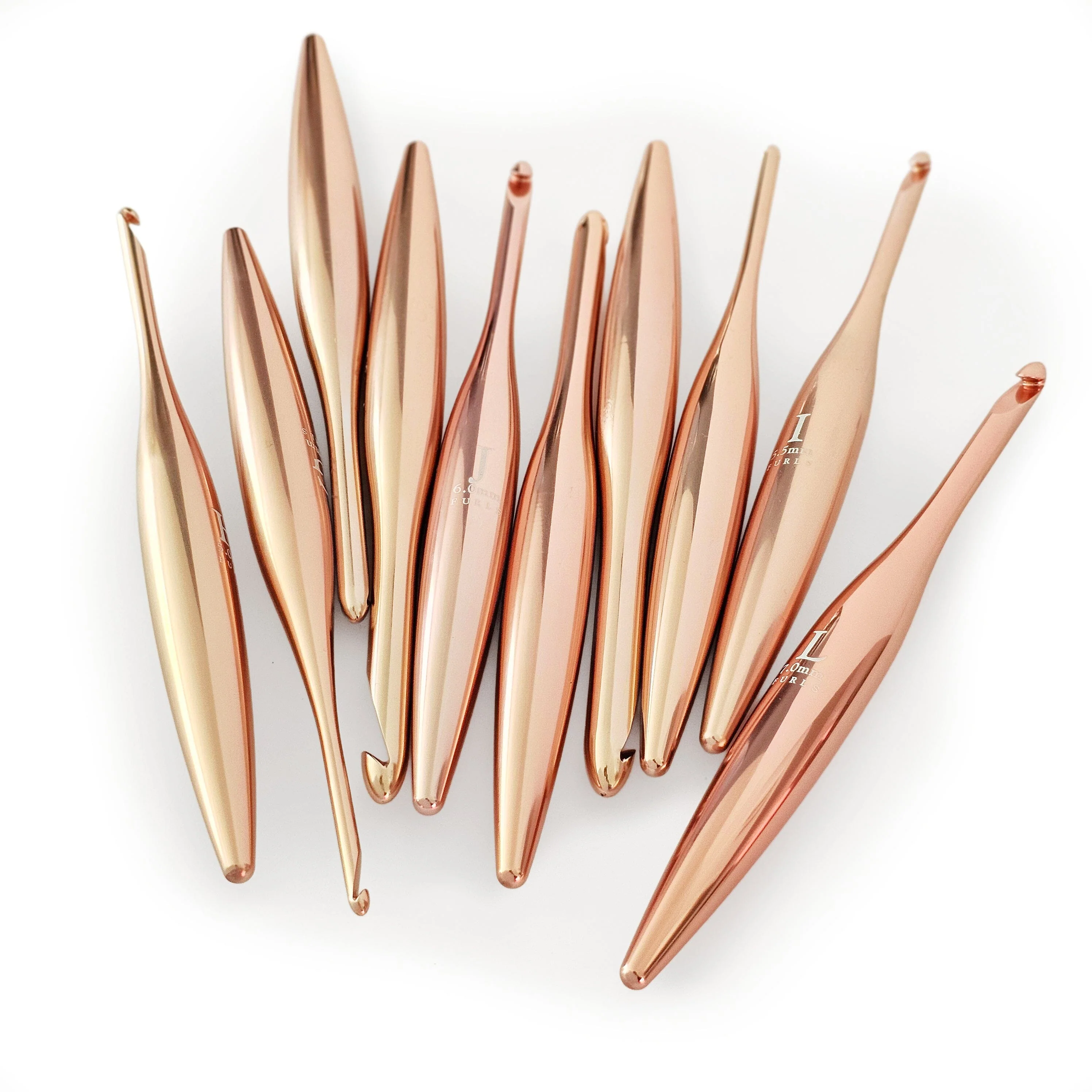 Blush Streamline Metal Crochet Hooks - Image 5