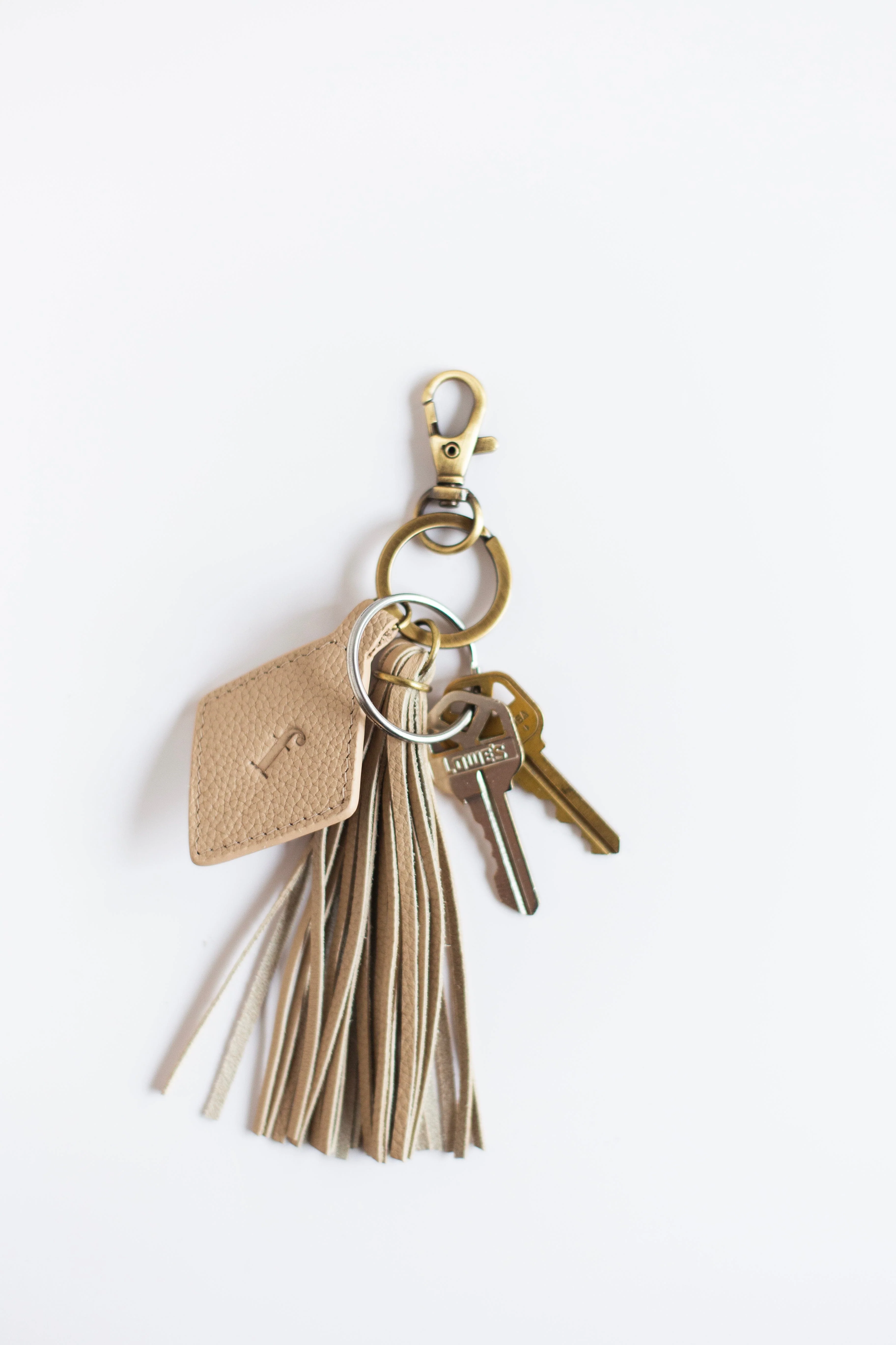 Darcy Leather Tassel Keychain - Image 3