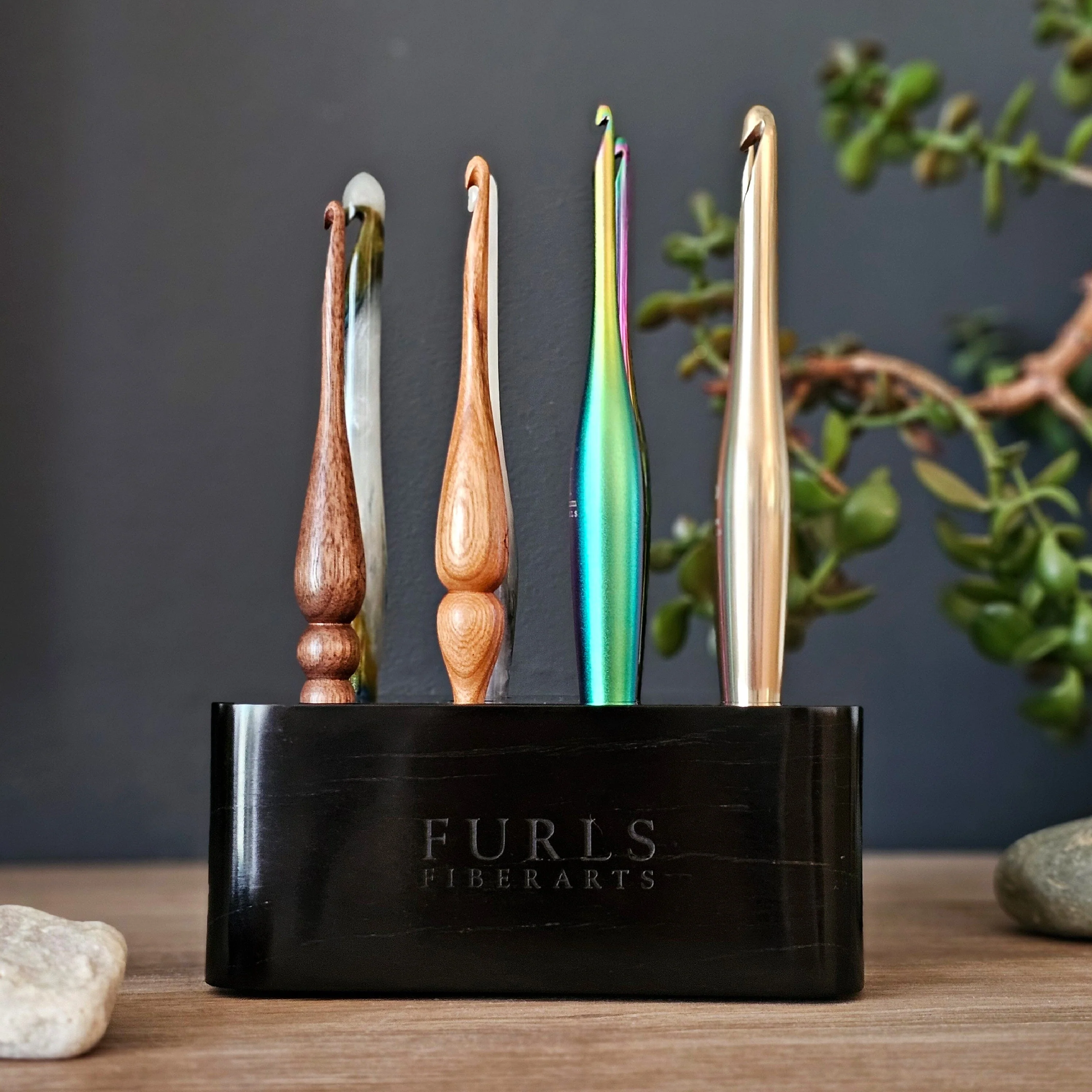 Limited Edition Eight Hook Standing Display in Ebony - Image 4