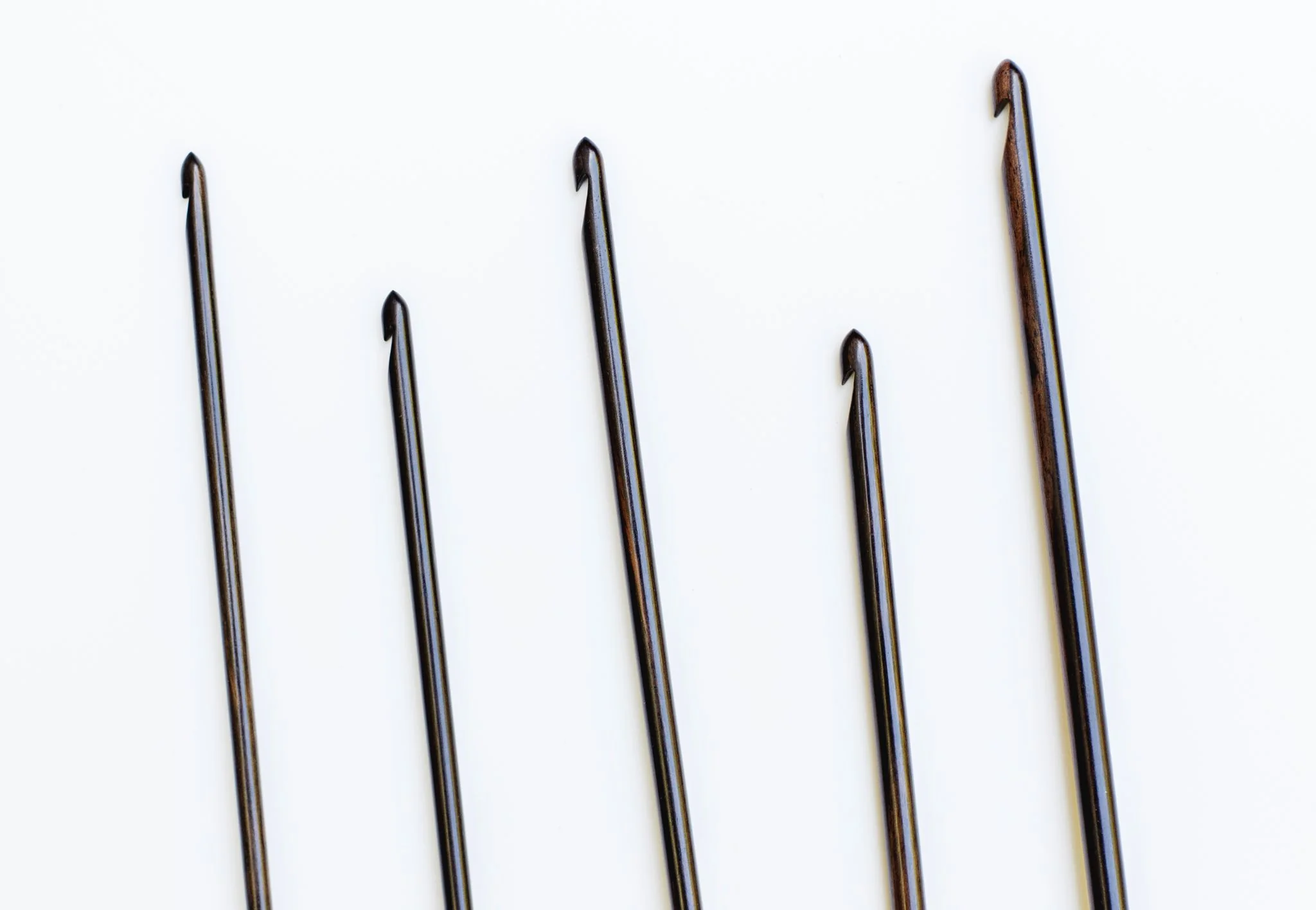 Tunisian Crochet Hook in Ebony - Image 3