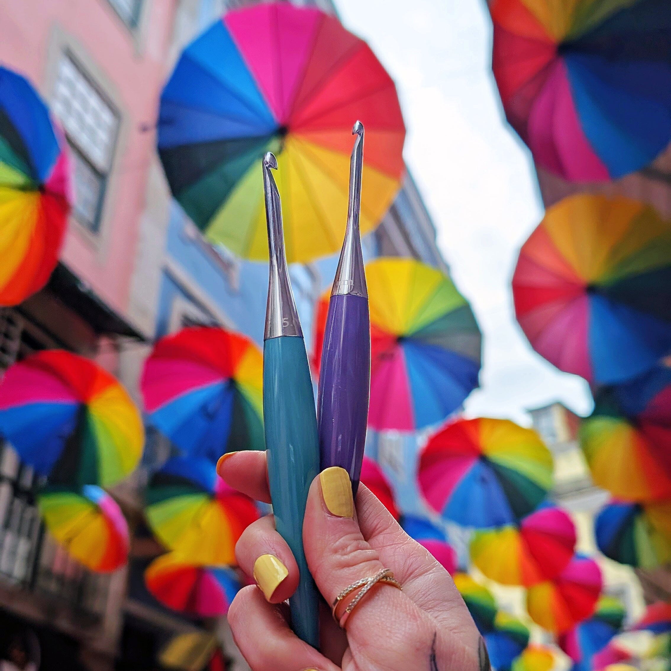 Odyssey® II Crochet Hook in Aubergine - Image 4