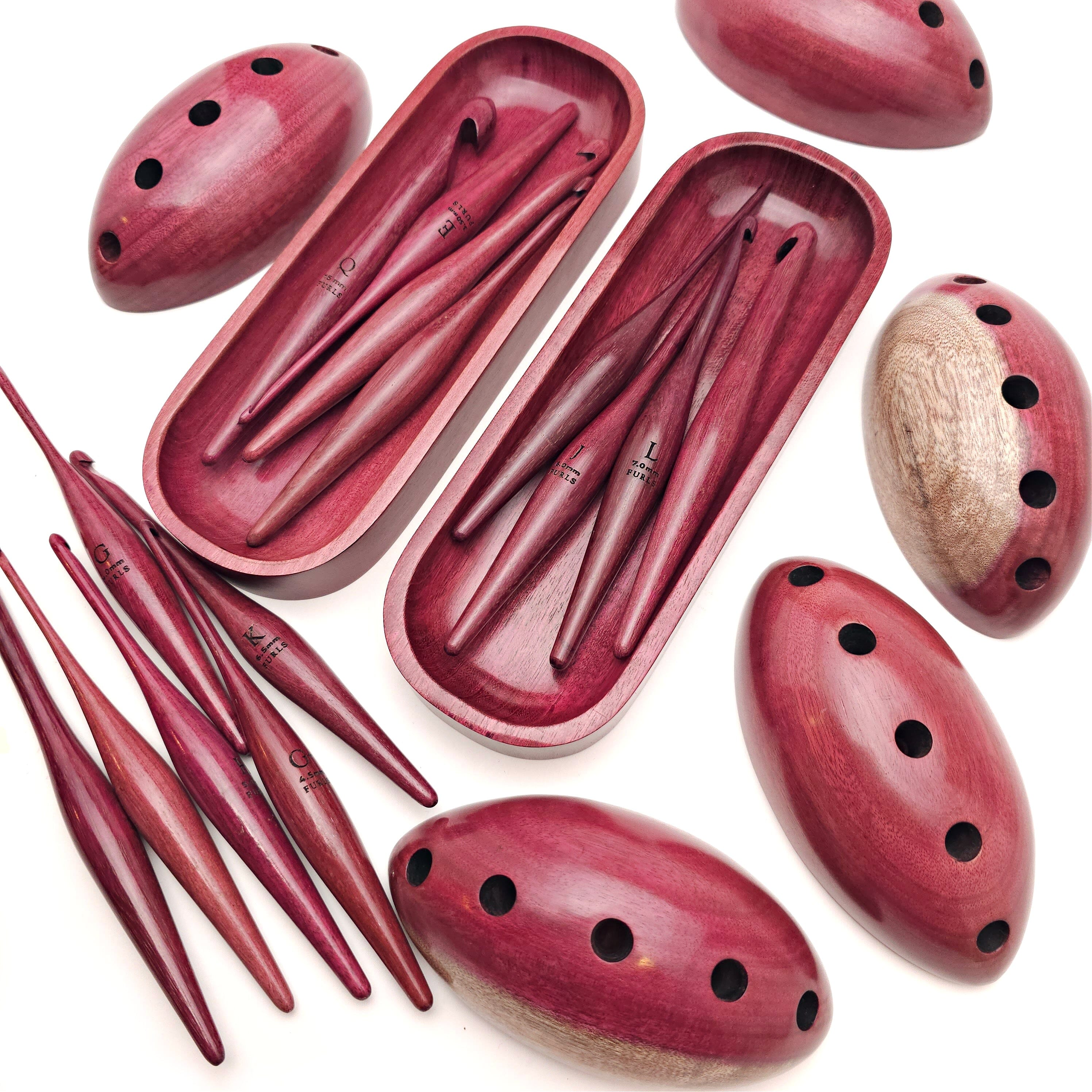 Purpleheart Hook Tray - Image 3